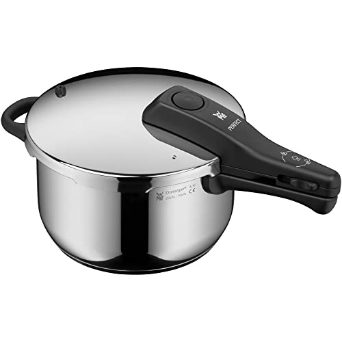 WMF Perfect One Pot Schnellkochtopf Induktion 4,5l, Dampfkochtopf, großes Kochsignal, 2 Kochstufen, abnehmbarer Deckelgriff, Cromargan Edelstahl im Sale