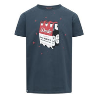 Thumbnail for derbe T-Shirt Herrenhandtasche rot weiß, L, Navy im Sale