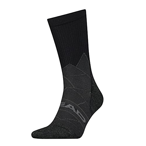 Head Unisex Crew Socks, Black/Red, 35/38 on Sale