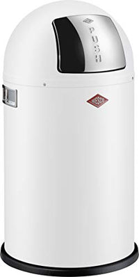 Thumbnail for Wesco 175531-74 Pushboy Junior trash can, sheet steel, 22 liters, matt white on sale