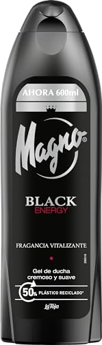 Magno Black Energy Shower Gel, 600 ml, invigorating fragrance with citrus notes on sale