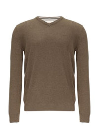 Thumbnail for s.Oliver Herren 2143174 Pullover, Brown 86W0, 3 im Sale