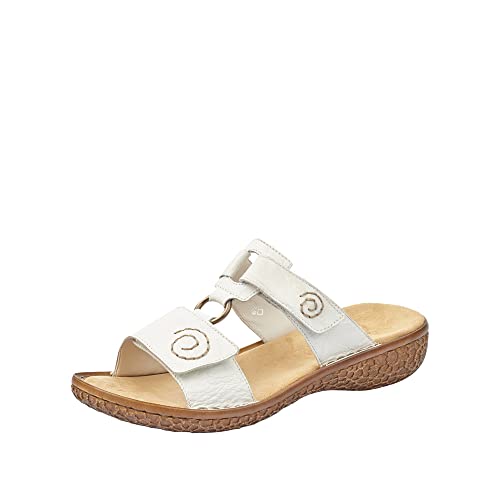 Rieker Women's V69N2 Mules, White (Weiss 80), EU on Sale