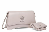 Thumbnail for Replay women's shoulder bag with chain detail, Black 098 (Black), Onesize on sale
