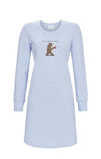 Thumbnail for Ringella sleepshirt with motif print in Smoke, on sale