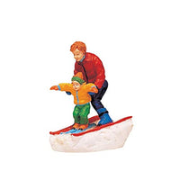 Thumbnail for Lemax - Father and Son Skiing - Vater & Sohn fahren Ski - Polyresin - Figuren & Zubehör für die eigene kleine Weihnachtswelt im Sale