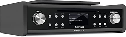 TechniSat DIGITRADIO 20 CD – Modernes & kompaktes DAB+ Küchen- & Badezimmerradio (Empfangsstarkes UKW Unterbauradio mit CD Player & Uhr) im Sale