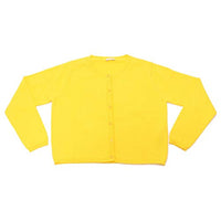 Thumbnail for Il Gufo 1676AD Cardigan Bimba Girl Cotton Yellow Sweater Kids [3 Years] im Sale