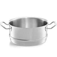 Thumbnail for Fissler Original-Profi Collection / Edelstahl-Dämpfeinsatz (Ø 28 cm) Topf-Dampfeinsatz, Induktions-Dampfgarer gelocht - Induktion, Silber im Sale