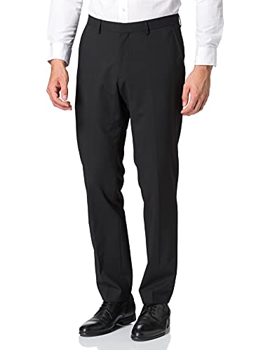 Roy Robson Herren Slim Anzughose, Schwarz (Schwarz 1), W34/L32(Herstellergröße: 50) im Sale