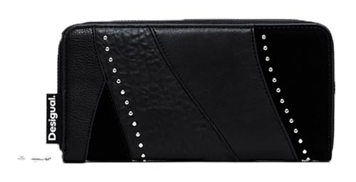 Desigual Women's Accessories PU Long Bi-Fold Wallet, Black im Sale