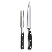 Thumbnail for Victorinox, Grand Maître, professional carving set, 2-piece, extra-sharp blade, 20 cm, robust plastic handle, stainless steel, black on sale