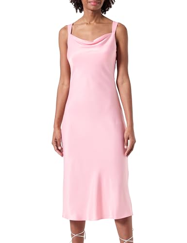 comma midi dress made of satin on sale