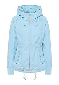 Thumbnail for Ragwear DANKA women's jacket, winter jacket with hood, water-repellent, comfortable, blue, on sale
