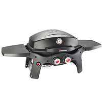 Thumbnail for LANDMANN Pantera 3.0 Gas Grill | 3 continuously adjustable stainless steel burners | With temperature display in the lid & electronic ignition | Enameled cast iron grill grate [Black] on sale