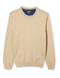 Thumbnail for HECHTER PARIS Herren Knit Crewneck Rundhals Pullover, Steel Blue, im Sale
