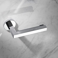 Thumbnail for KEUCO metal toilet paper holder including adhesive set, for gluing, no drilling, high-gloss chrome, toilet roll holder with roll brake, Edition 90 on sale