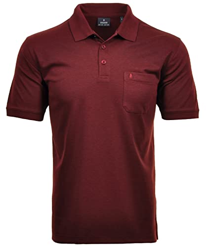 RAGMAN Herren RAGMAN Kurzarm Softknit Poloshirt X-Large, Rot-060 im Sale
