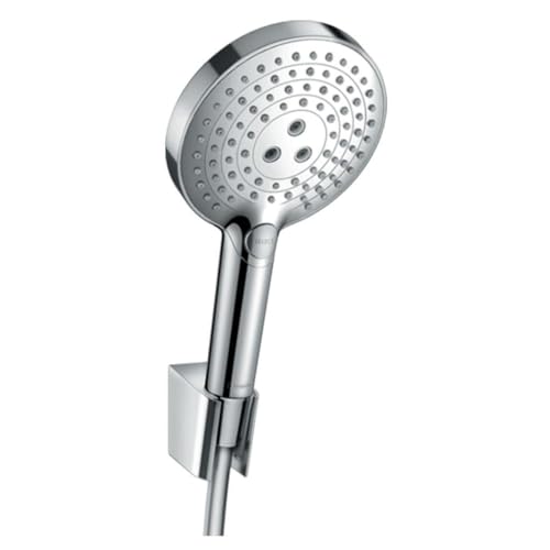 hansgrohe Raindance Select 120 Duschkopf inkl. Duschkopfhalterung, 3 Strahlarten, Chrom im Sale