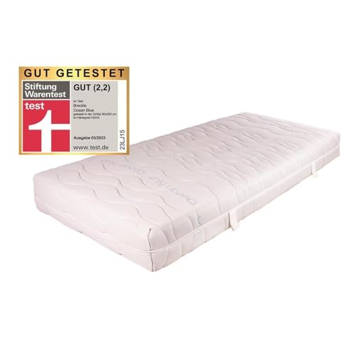 Mattress Ocean Blue H2/H3 reversible cold foam mattress 7 zones hardness H2/H3, on sale