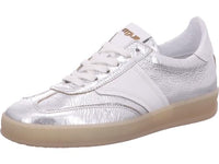 Thumbnail for Mjus women's low-top sneakers in silver smooth leather, on sale