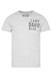 Thumbnail for Camp David Herren T-Shirt V-Neck mit Logo Artwork Nautic Navy im Sale