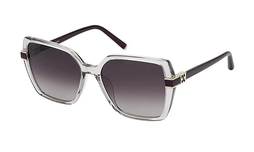 Escada Damen Sesd90 Sonnenbrille, schwarz (Shiny Black), 54 im Sale