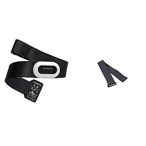 Garmin HRM Pro Plus – Premium Brustgurt zur Aufzeichnung von Herzfrequenz & Bodenkontaktzeit, auch & Unisex – Erwachsene Herzfrequenz Brustgurt Verlängerung – 32,5 cm Verlängerungsgurt, Schwarz, im Sale