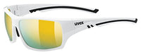 Thumbnail for uvex sportstyle 222 pola - Sportbrille für Damen und Herren - polarisiert - druckfreier Sitz & perfekter Halt - white/yellow - one size im Sale