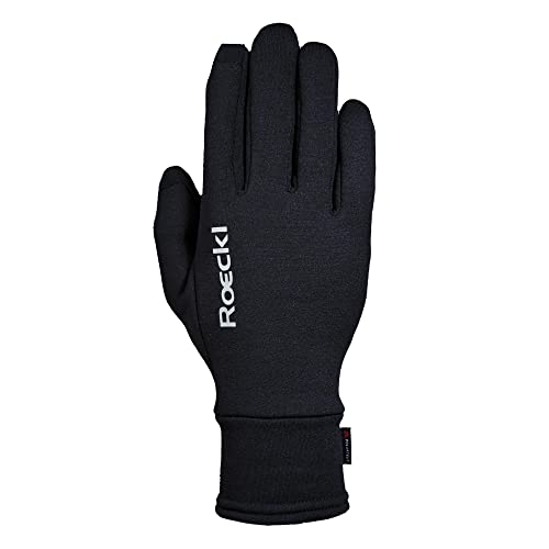 Roeckl Sports Outdoor Handschuh KAILASH, Crossover Unisex Fingerhandschuh, Schwarz 11.0 im Sale