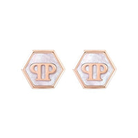 Thumbnail for Philipp Plein Damen Ohrringe Edelstahl IP Rose Gold PLEIN MINI LOGO PJ2EA13EU im Sale