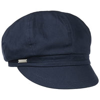 Thumbnail for Seeberger Azalee Ballonmütze Damencap Newsboy-Mütze Balloncap Baumwollcap Sommercap (One Size - dunkelblau) im Sale