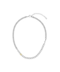 Thumbnail for Lacoste necklace for women, ORBE collection, yellow gold - 2040335 on sale