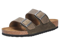 Thumbnail for Birkenstock Herren Sandale Arizona Leder Mix normal Gruen 48 im Sale