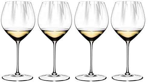 RIEDEL - Performance Chardonnay - Pay 3 Get 4, zahle DREI bekomme Vier - - Kristallglas - Volumen: 440 ml - Höhe: 24,5 cm