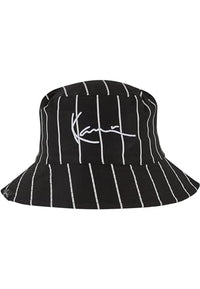 Thumbnail for Karl Kani Accessoires KA-HW021-001-02 Signature Pinstripe Bucket Hat Black/White, one Size im Sale
