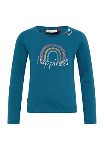 Ragwear Mädchen Longsleeve Shirt Florencie Print Langarm Shirt Hemd mit Regenbogen Print in trendigen Farben im Sale