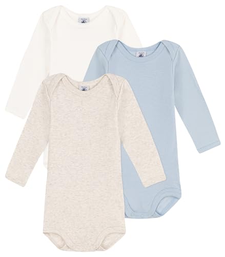 Petit Bateau A0BG2 Langarm-Bodys Baby Jungen Variante 1 12 Monate im Sale