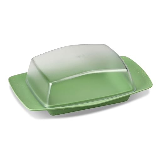 RIO butter dish nature leaf green on sale