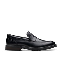 Thumbnail for Clarks Herren Aldwin Step, Schwarzes Leder, EU im Sale