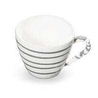 Thumbnail for GMUNDNER KERAMIK Cappuccino Cup Gourmet Capacity: 0.16 Liters Grey Flamed Tableware, handmade in Austria on Sale