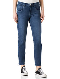 Thumbnail for BRAX Damen Style Shakira Verkürzte Light Denim Jeans, Used Regular Blue, 46W / 32L EU im Sale