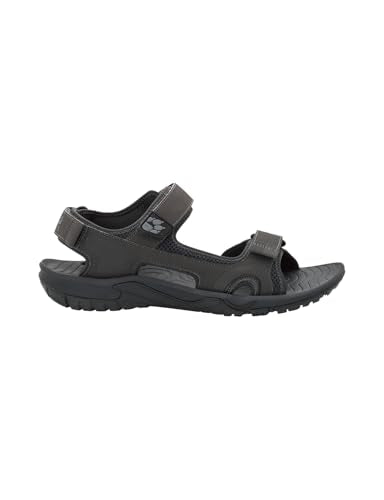 Jack Wolfskin Herren Lakewood Cruise Trekking- & Wandersandalen, Schwarz Phantom 6350, 45.5 EU im Sale