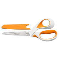 Thumbnail for Fiskars Razor Edge Stoffschere, Länge: 20,7 cm, Rostfreie Stahl-Klinge/Kunststoff-Griffe, Weiß/Orange, 1070078 im Sale