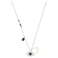 Thumbnail for Swarovski Symbolic Necklace, Hand, White, Rose Gold Plated on Sale