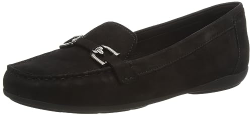 Geox Mädchen D Annytah Moc Mokassins, Dk Blue, 39 EU im Sale