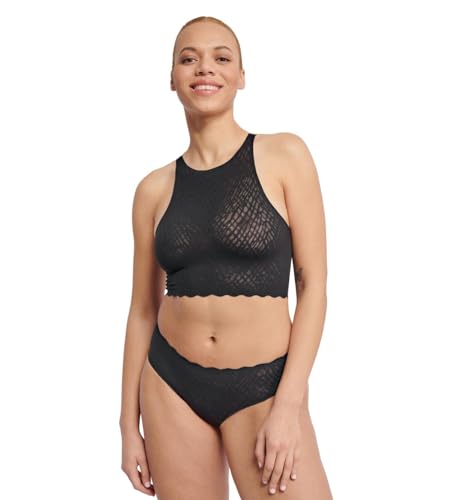 sloggi Damen Zero Feel Bliss Crop Top, Black, im Sale