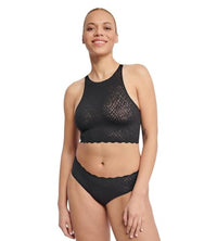 Thumbnail for sloggi Damen Zero Feel Bliss Crop Top, Black, im Sale