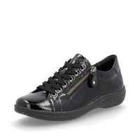 Thumbnail for Remonte Damen Low-Top Sneaker D1E03, Frauen Halbschuhe,lose Einlage,Turnschuhe,Laufschuhe,schnürschuhe,schnürer,straßenschuhe,schwarz (01),39 EU im Sale
