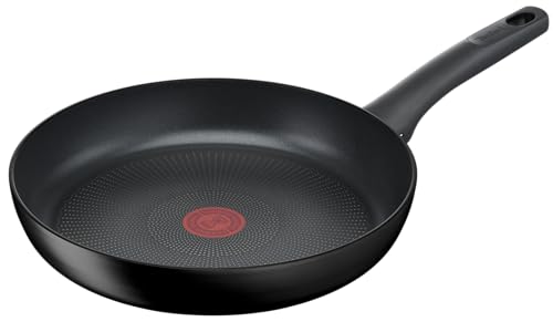 Tefal G28806 Hard Titanium On Bratpfanne 28 cm | Aluminium | unbedenkliche Antihaftversiegelung | Thermo-Signal Temperaturanzeiger | für alle Herdarten geeignet | induktionsgeeignet | Schwarz im Sale